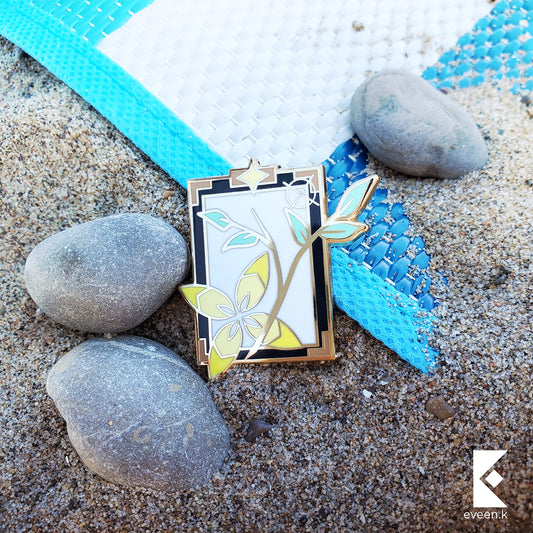 Albedo Genshin Emblem Pin