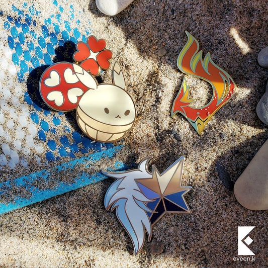 Klee Genshin Emblem Pin