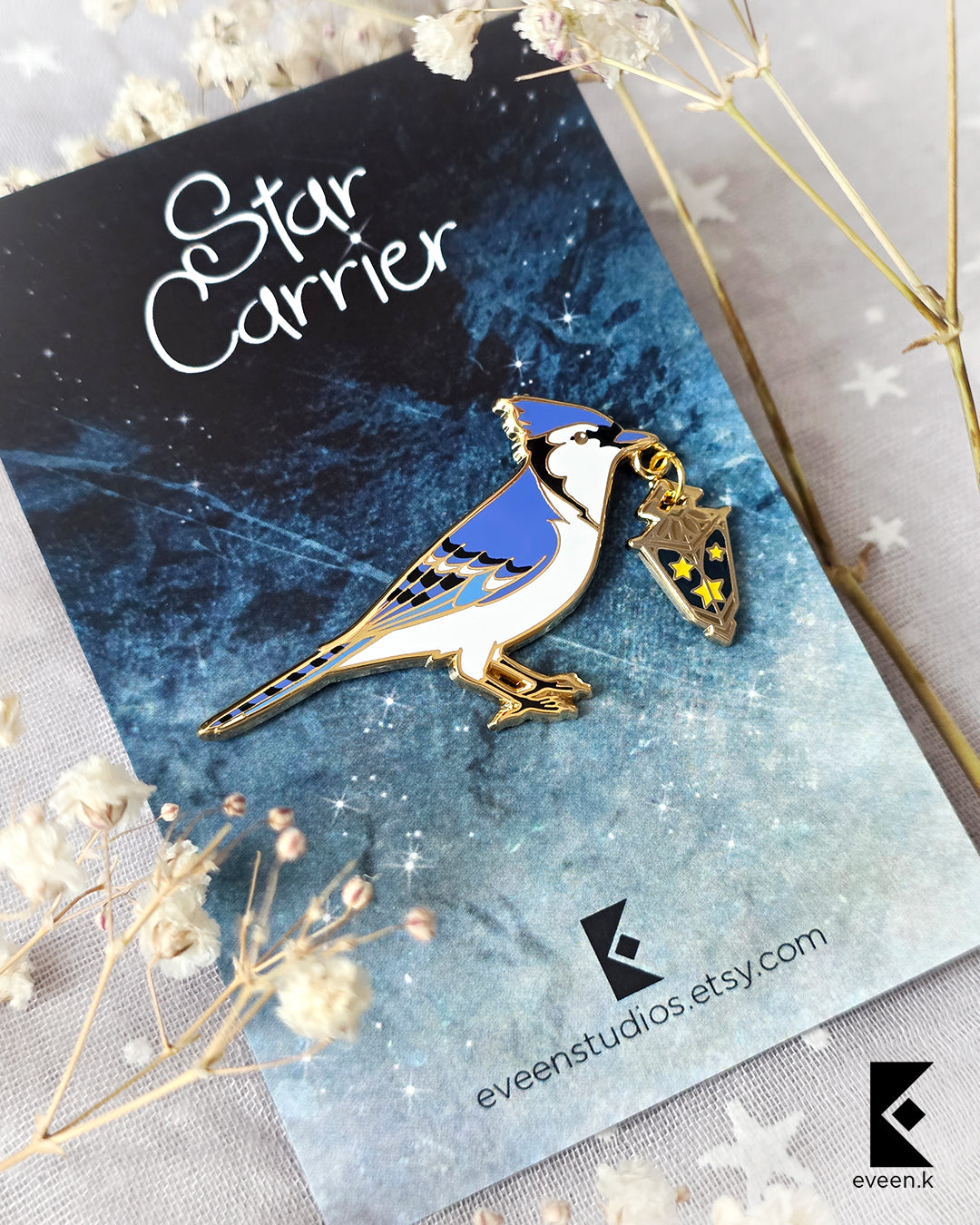 Blue Jay, Star Carrier Enamel Pin