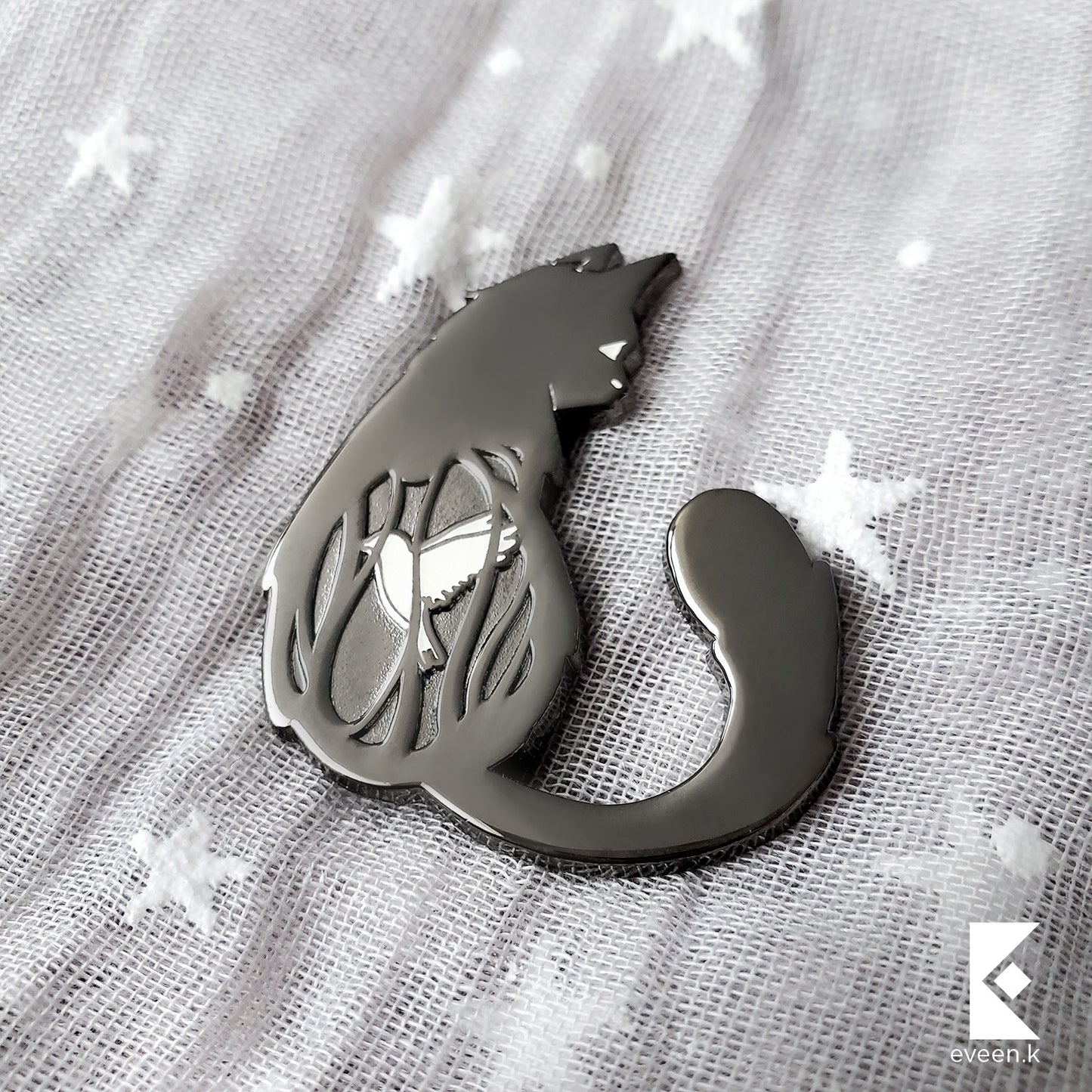 Cat Dream Eater Enamel Pin
