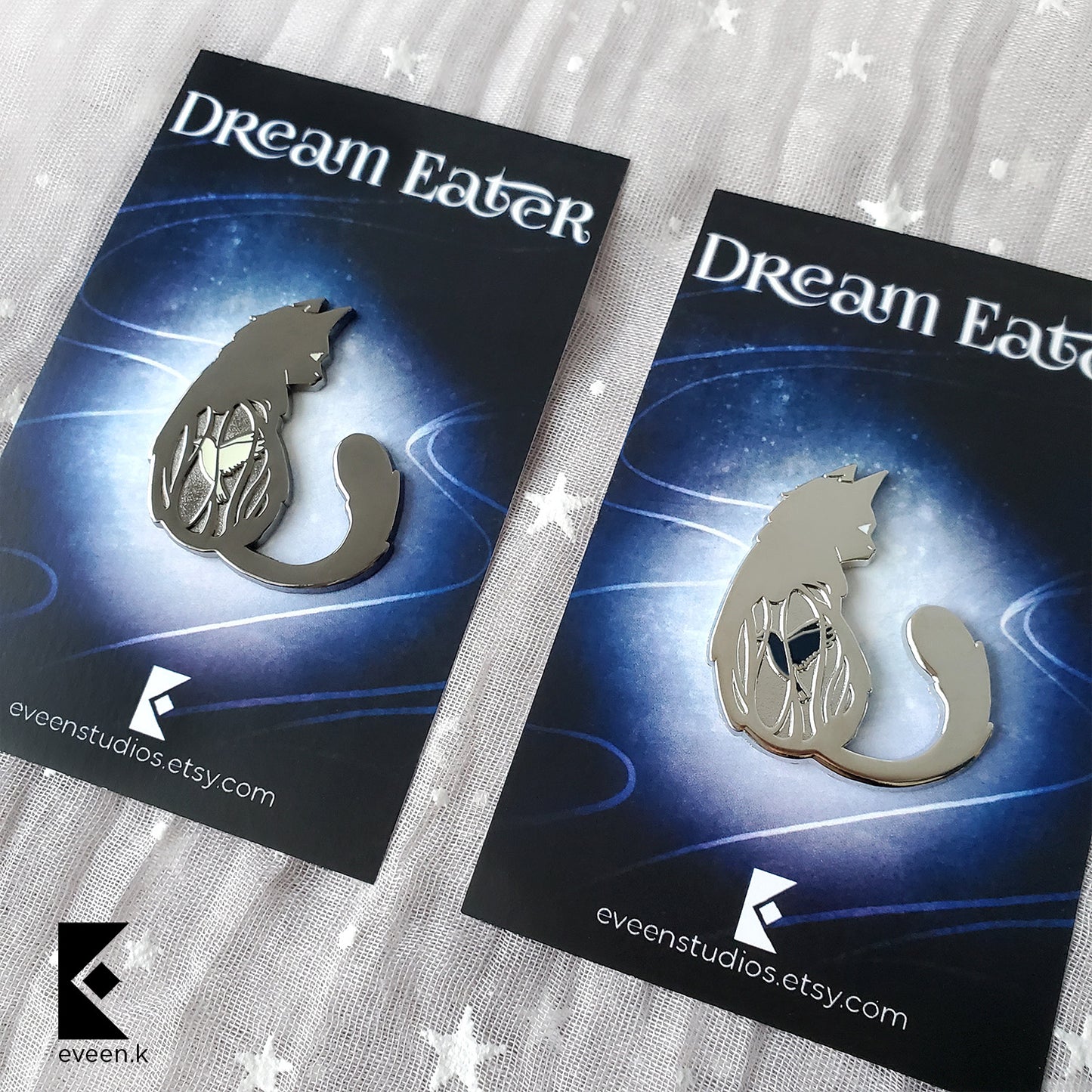 Cat Dream Eater Enamel Pin