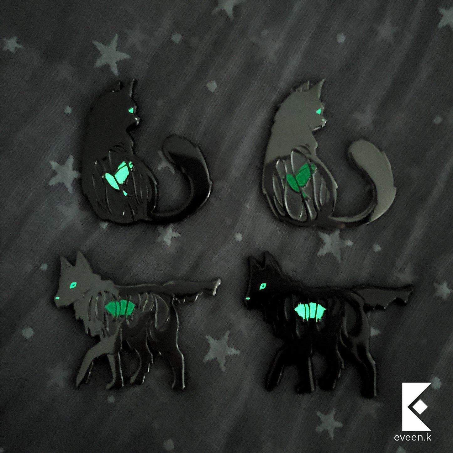 Wolf Dream Eater Enamel Pin