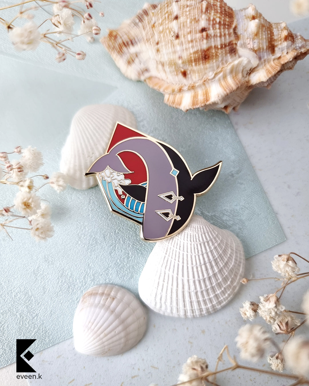 Childe Genshin Emblem Pin
