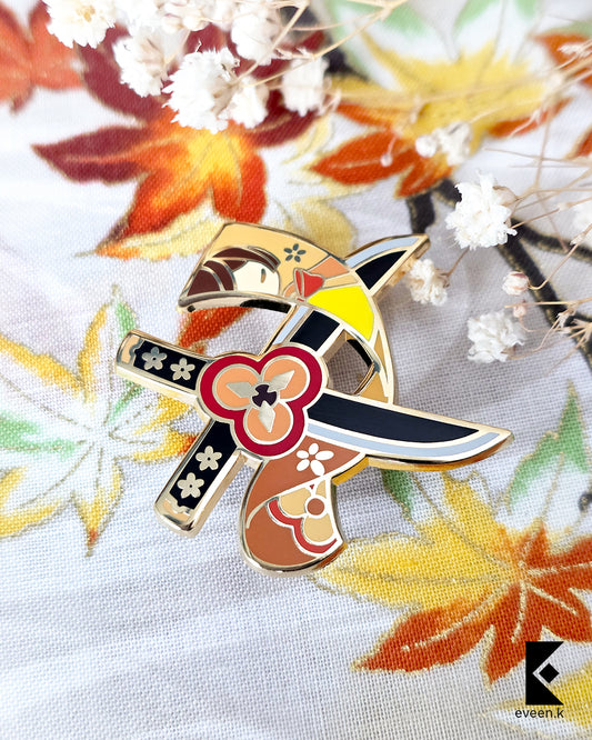 Chiori Genshin Emblem Pin