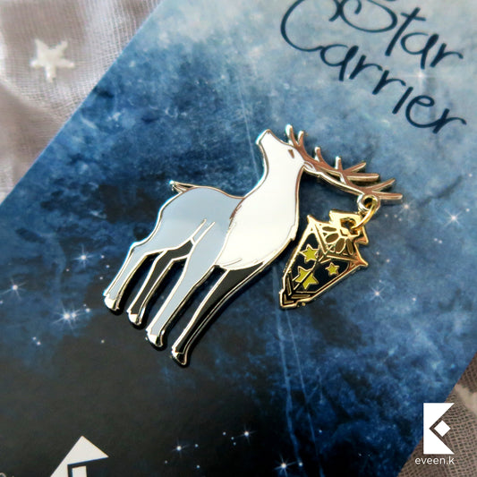 Deer Star Carrier Enamel Pin