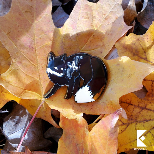 Fox Dream Eater Enamel Pin