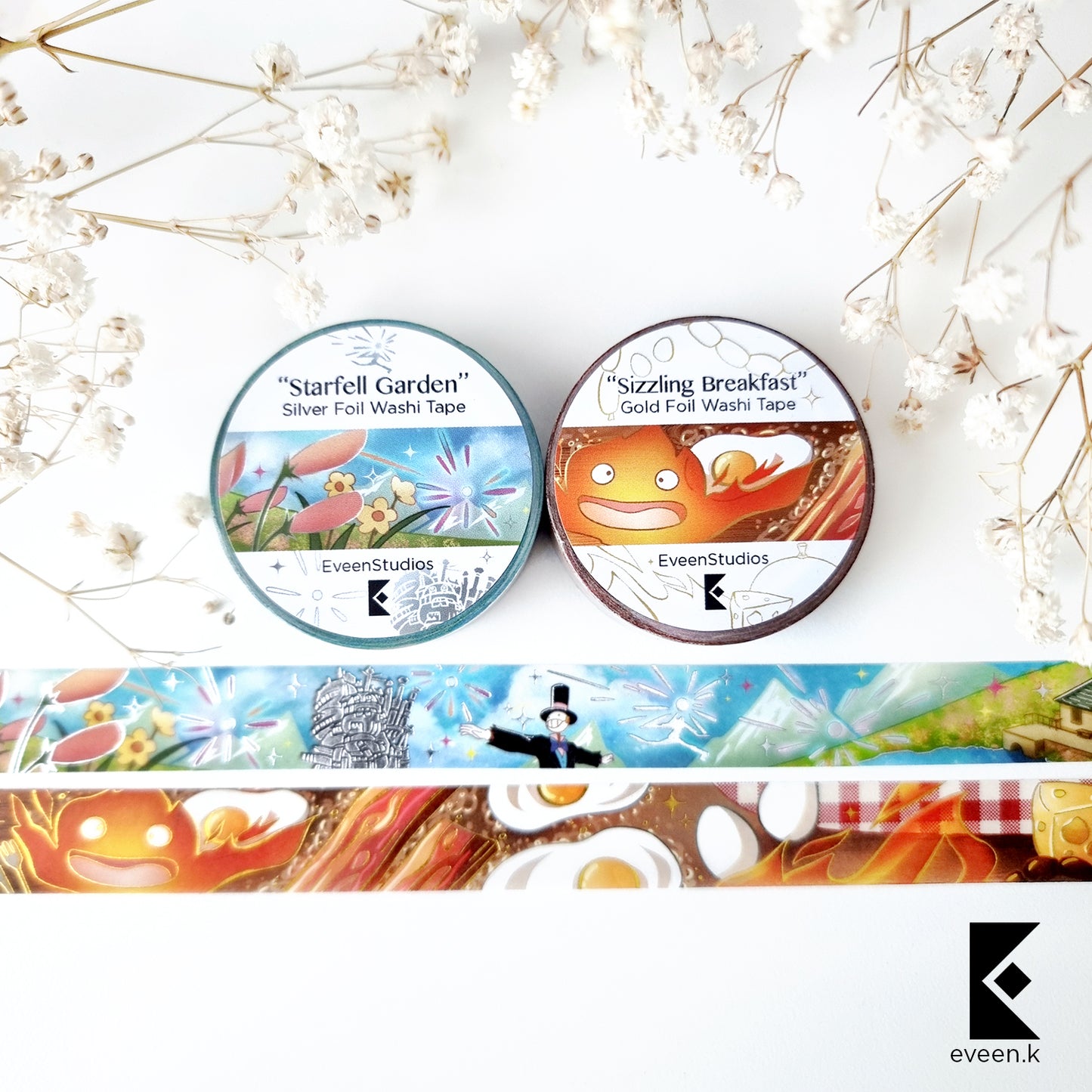 Anime Movies, Foil Washi Tape