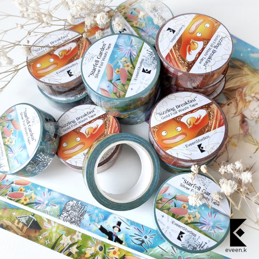 Anime Movies, Foil Washi Tape