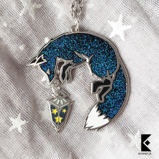 Galaxy Fox Star Carrier Necklace