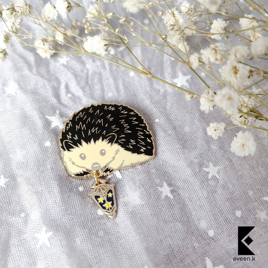 Hedgehog Star Carrier Enamel Pin