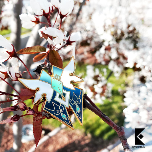 Jean Genshin Emblem Pin