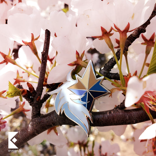 Kaeya Genshin Emblem Pin