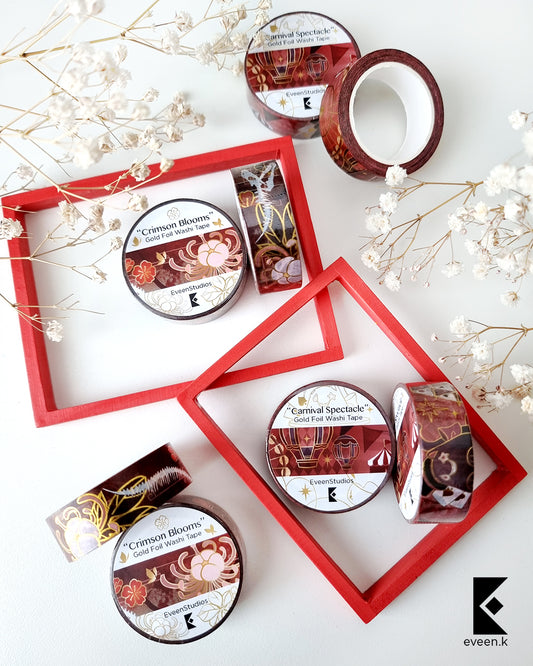 Lyney, Carnival Spectacle Gold Foil Washi Tape