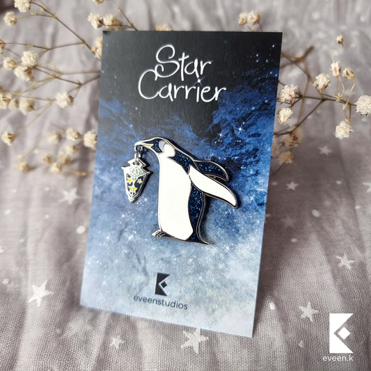 Penguin Star Carrier Enamel Pin