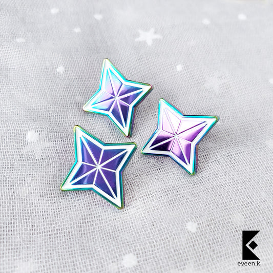 Primogem and Crown Genshin Mini Pins
