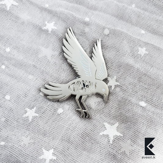 Raven Dream Eater Enamel Pin