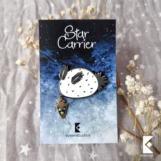 Sea Bunny Star Carrier Enamel Pin