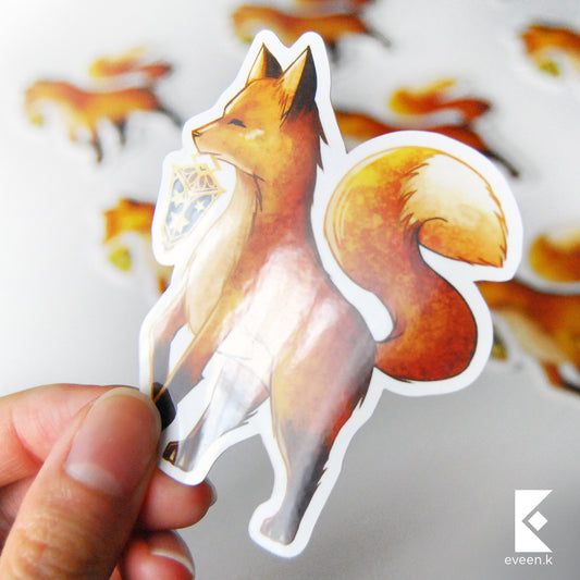Fox Vinyl Sticker