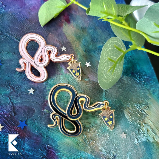 Snake Star Carrier Enamel Pin