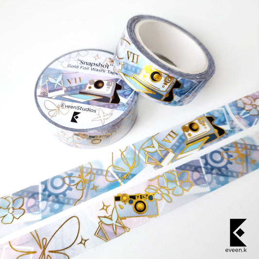 Link Click Snapshot, Gold Foil Washi Tape