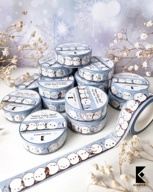 Snow Fairy & Strawberry Garden, Gold Foil Washi Tape