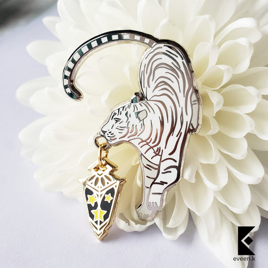 Tiger Star Carrier Enamel Pin