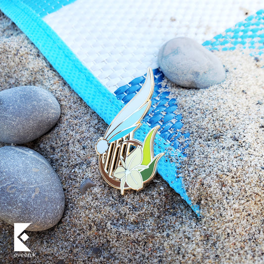 Venti Genshin Emblem Pin