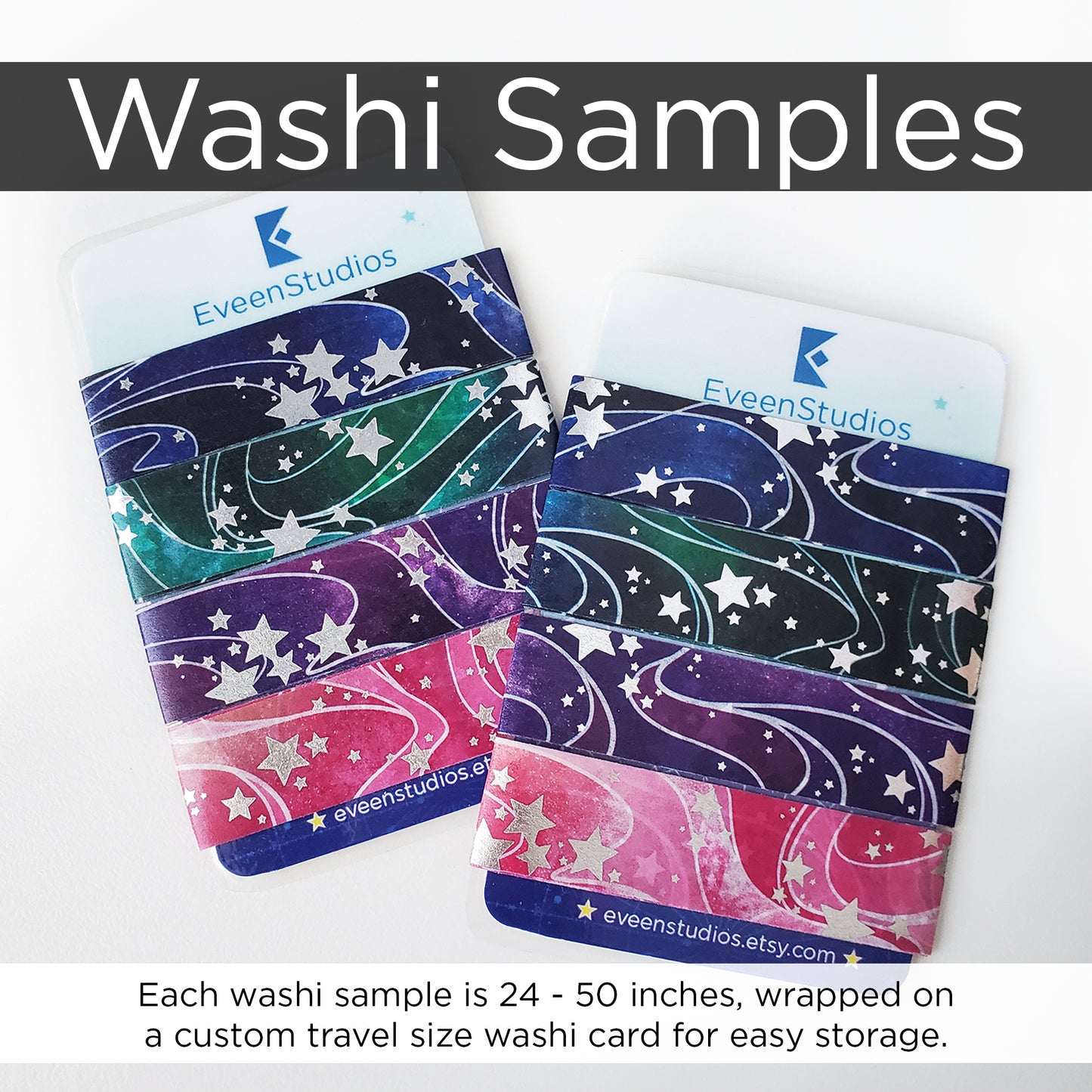 Sea of Stars, Silver Foil Washi Tape