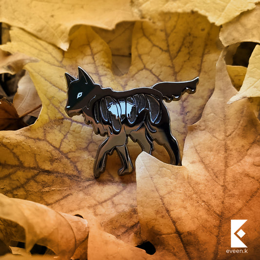 Wolf Dream Eater Enamel Pin