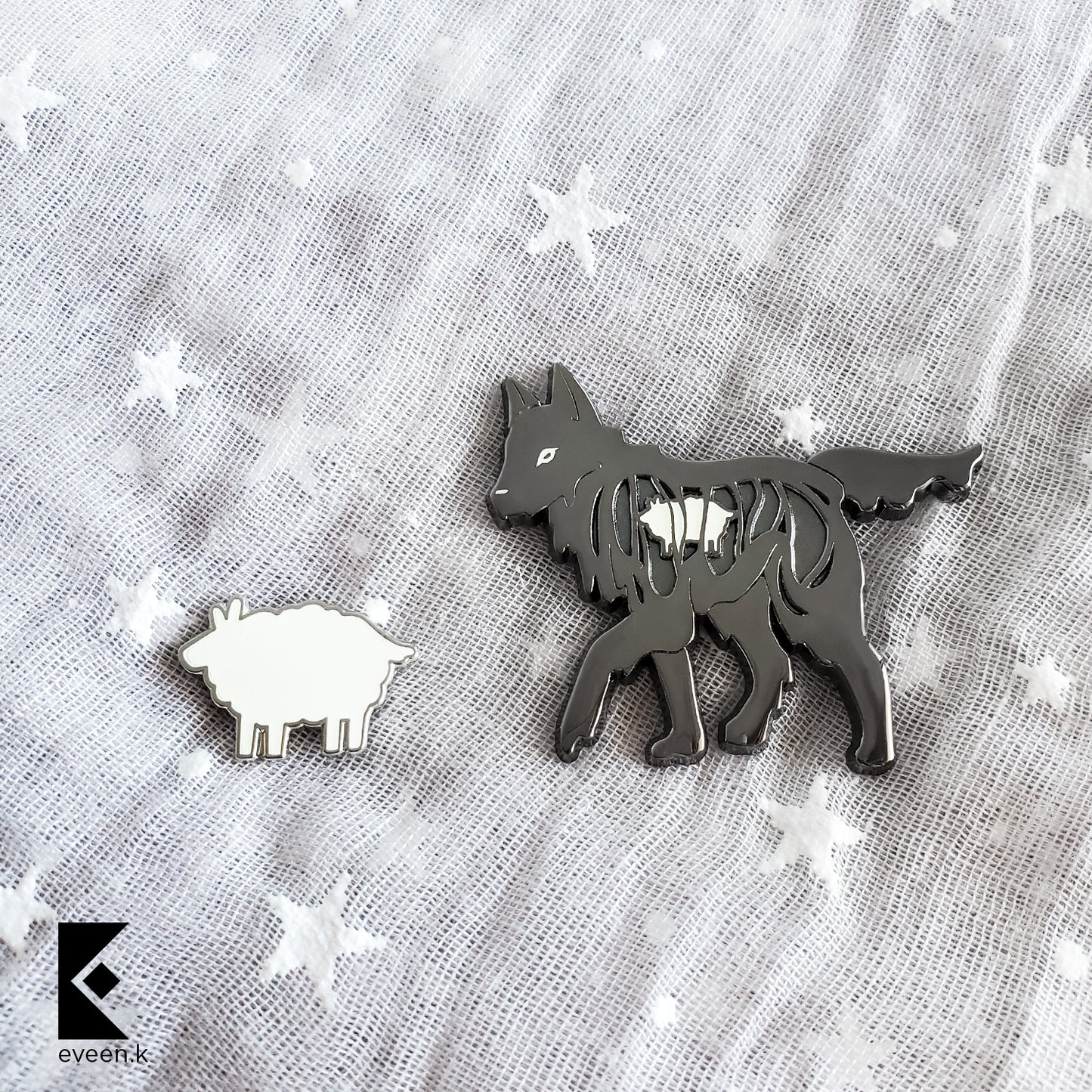 Wolf Dream Eater Enamel Pin
