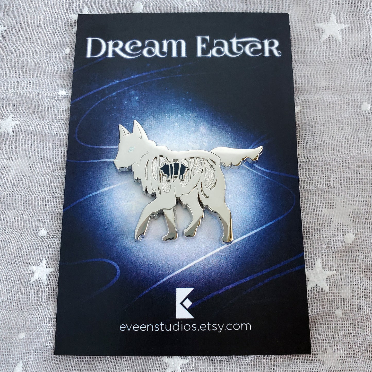 Wolf Dream Eater Enamel Pin