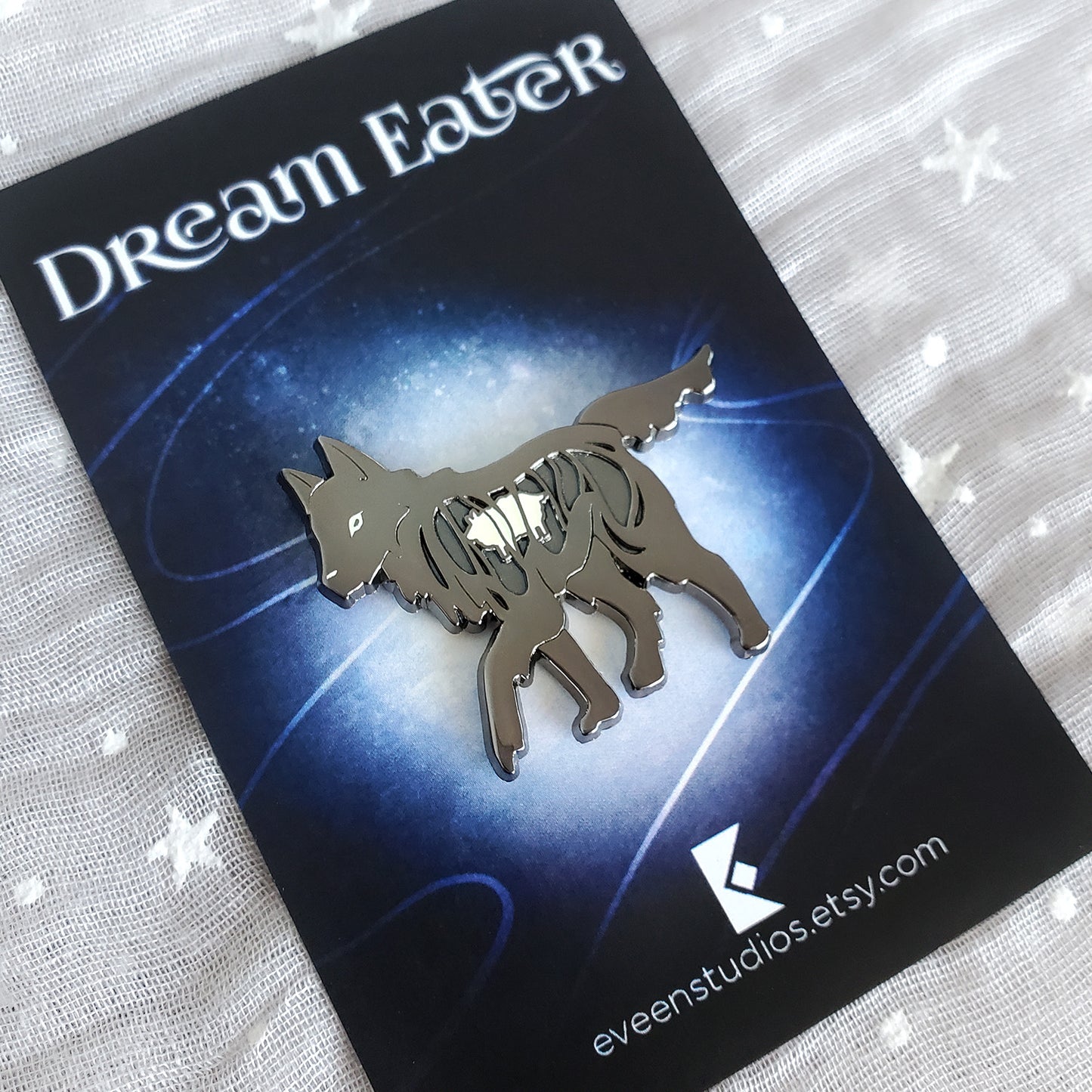 Wolf Dream Eater Enamel Pin