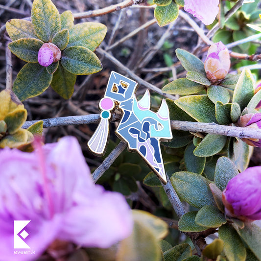 Xiao Genshin Emblem Pin