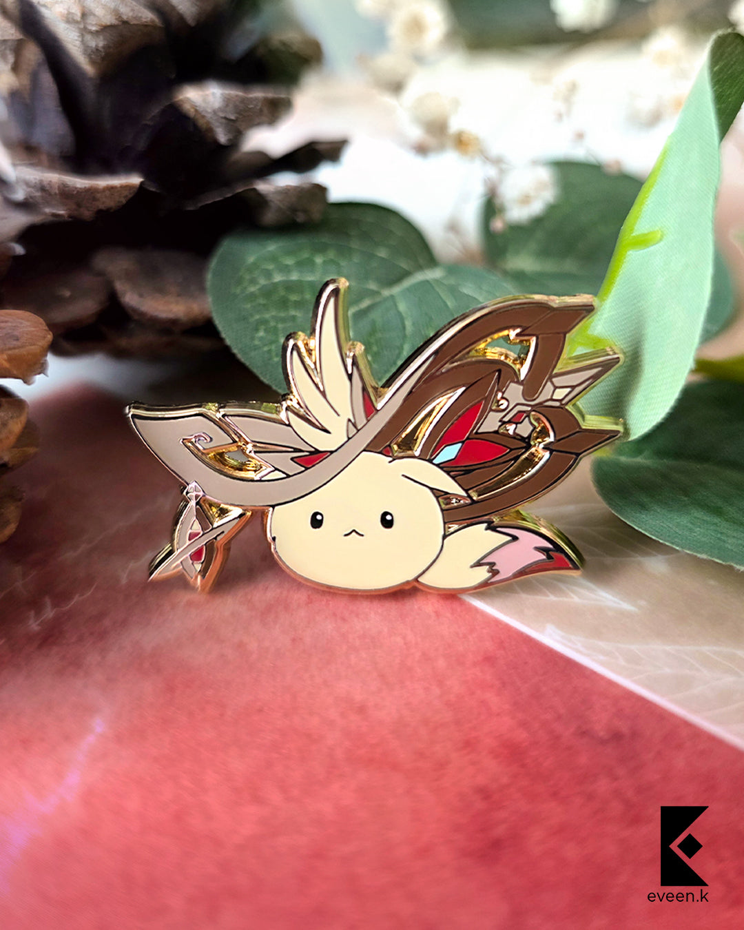 Alice Genshin Emblem Pin