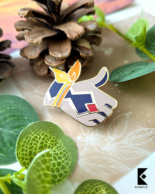 Bennett Genshin Emblem Pin