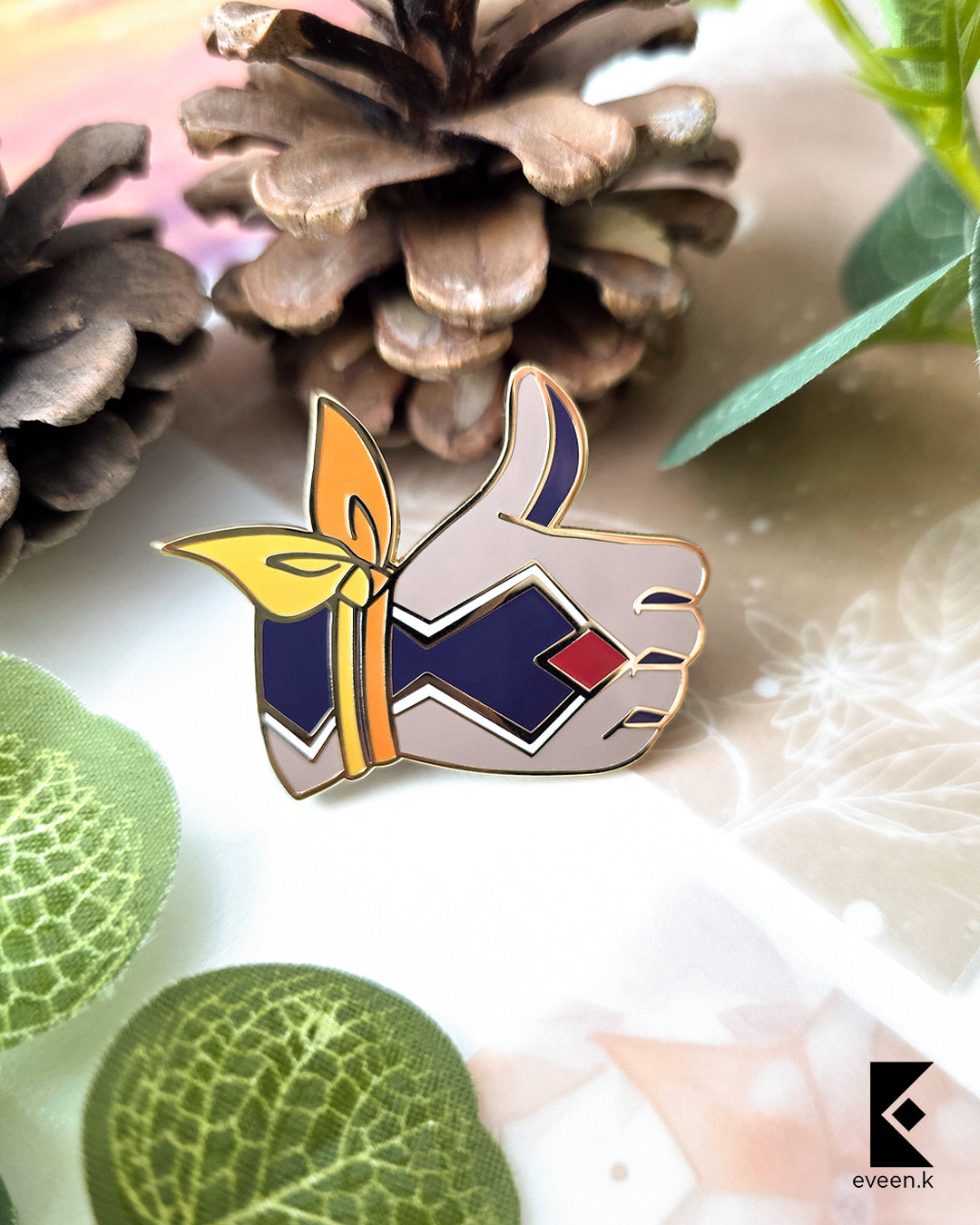 Bennett Genshin Emblem Pin