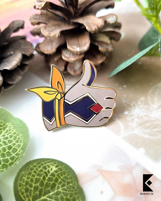 Bennett Genshin Emblem Pin