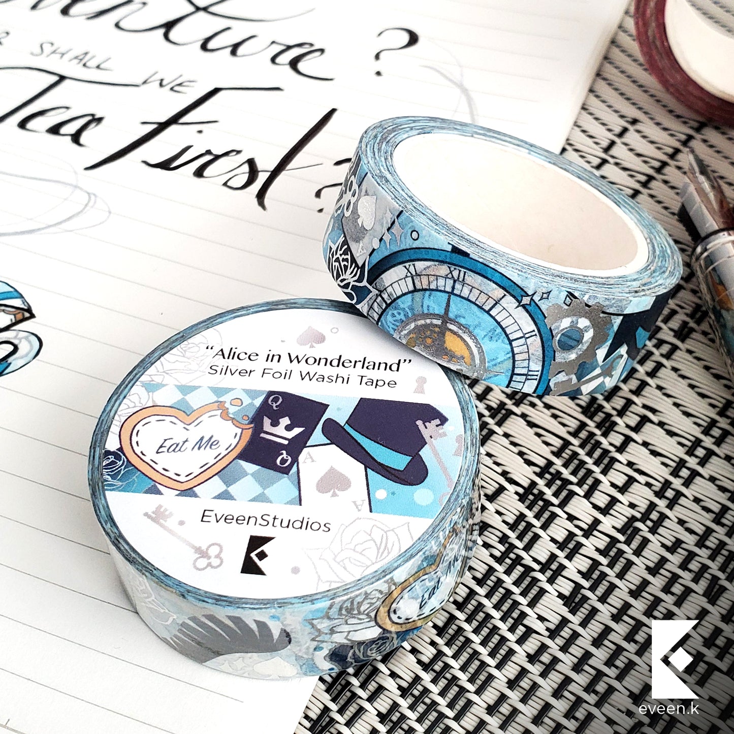 Alice in Wonderland, Foil Washi Tape