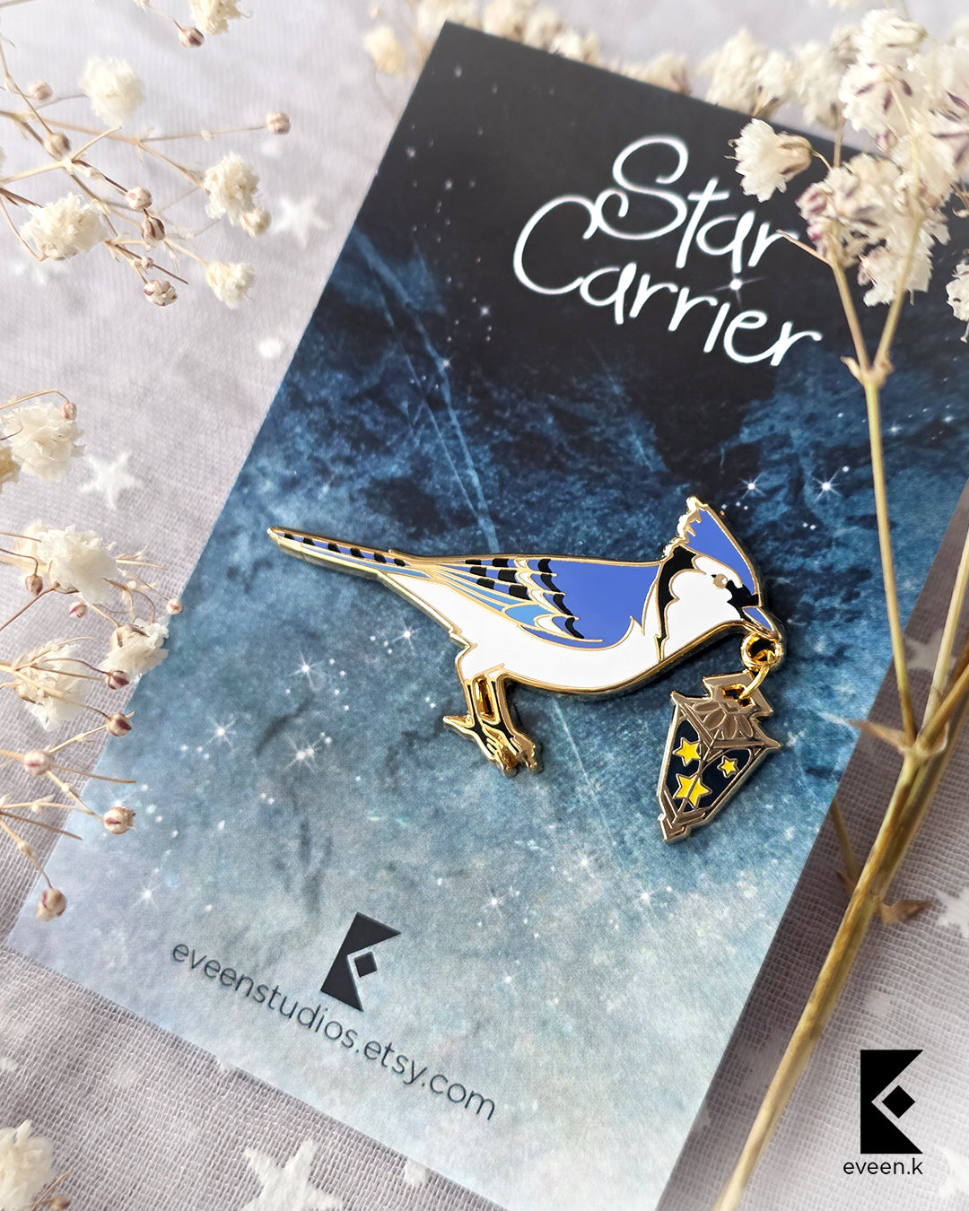 Blue Jay, Star Carrier Enamel Pin