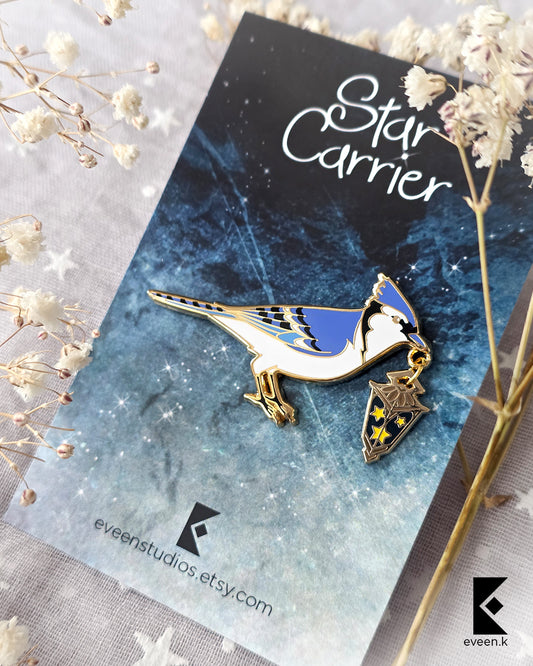 Blue Jay, Star Carrier Enamel Pin