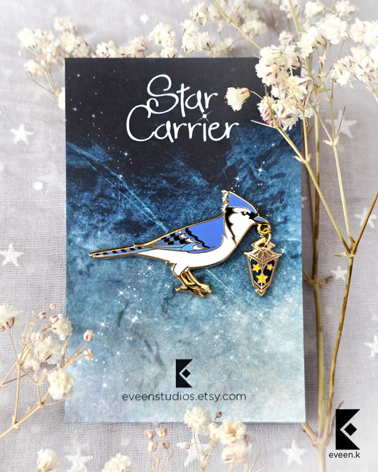 Blue Jay, Star Carrier Enamel Pin