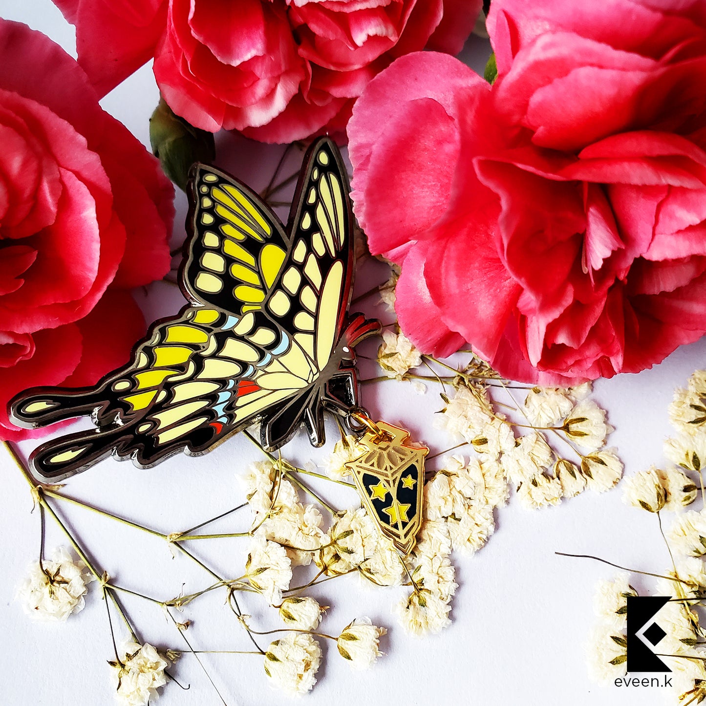 Butterfly Star Carrier Enamel Pin