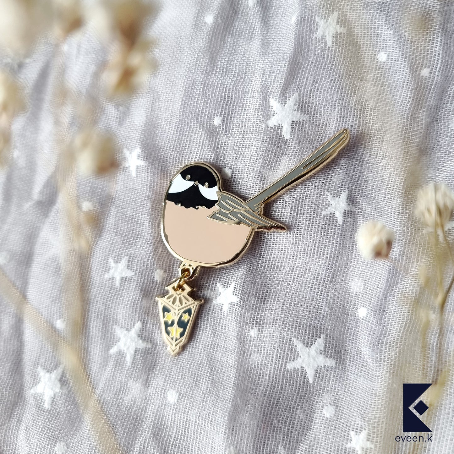 Bird Star Carrier Enamel Pin