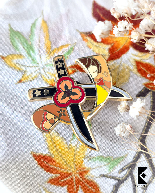 Chiori Genshin Emblem Pin