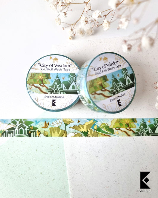 Sumeru, City of Geo Foil Washi Tape