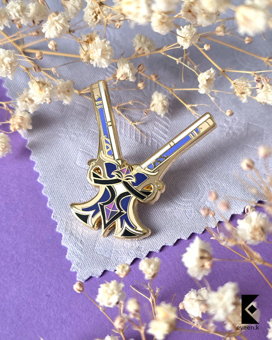 Clorinde Genshin Emblem Pin