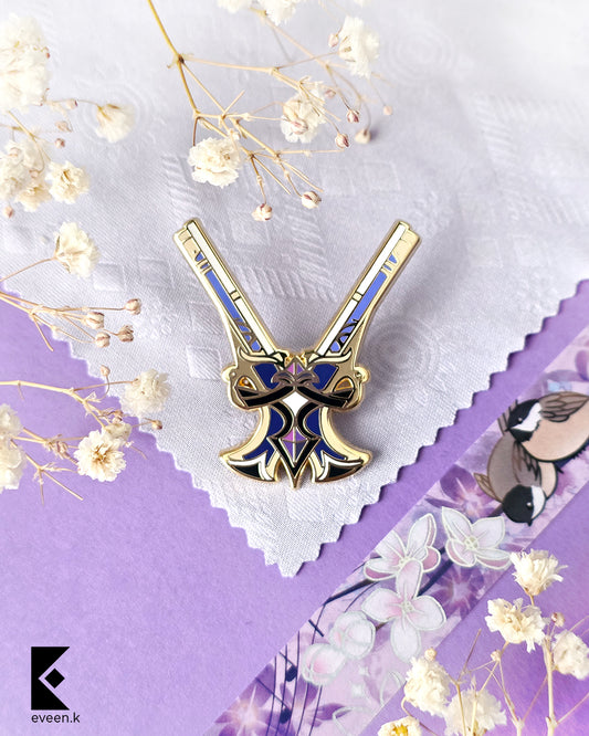 Clorinde Genshin Emblem Pin