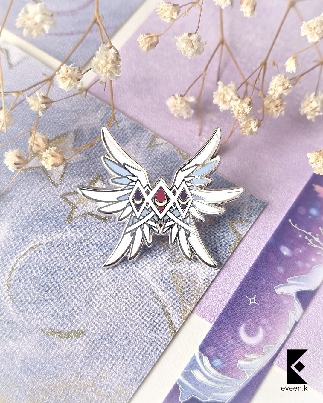 Columbina Genshin Emblem Pin