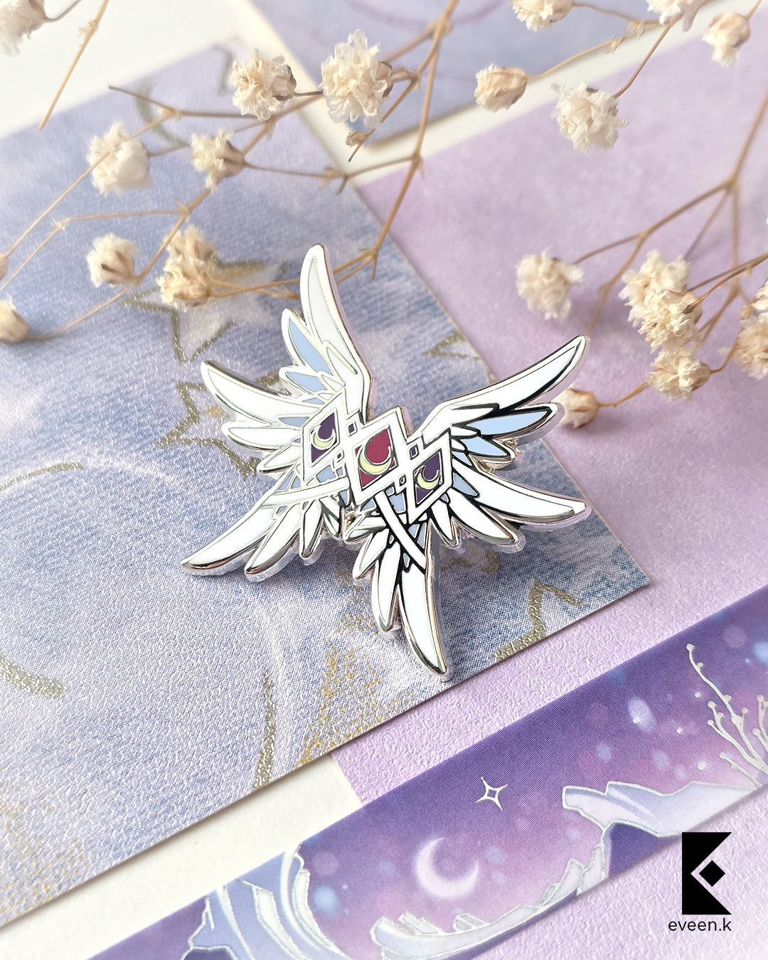Columbina Genshin Emblem Pin