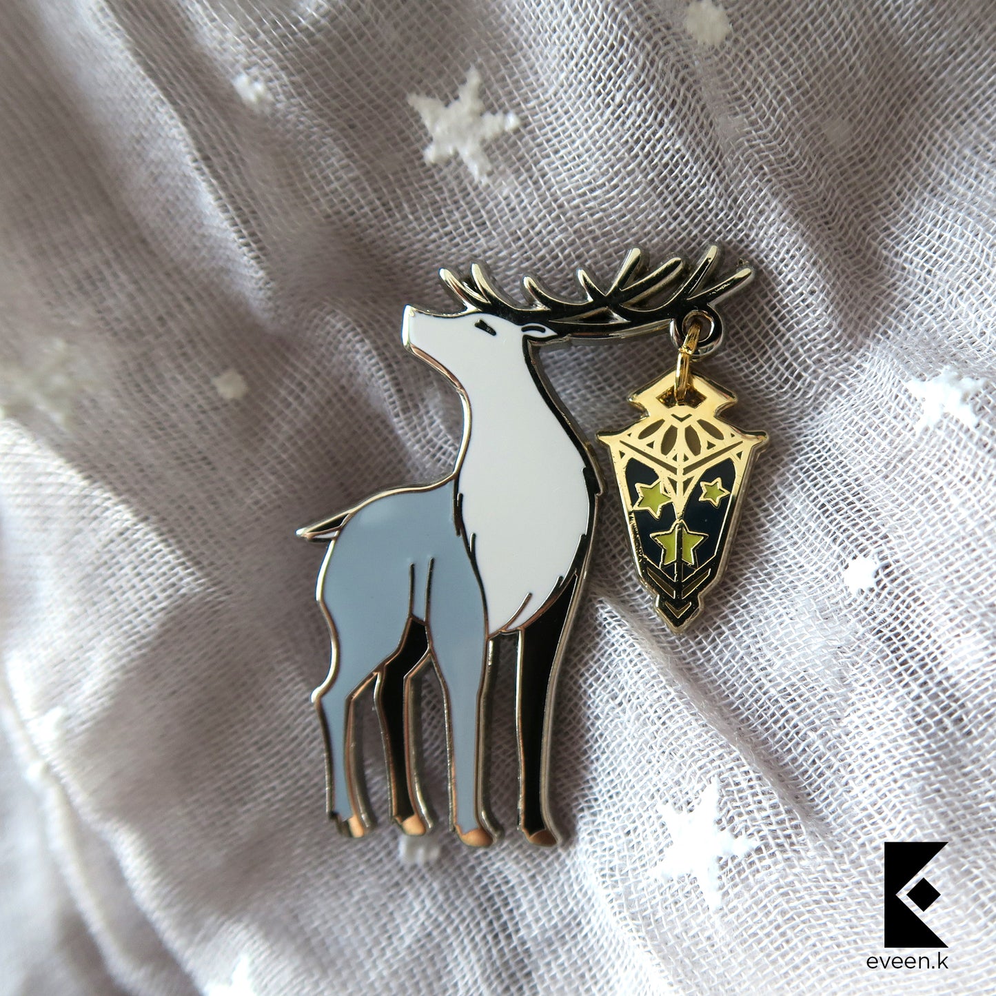Deer Star Carrier Enamel Pin